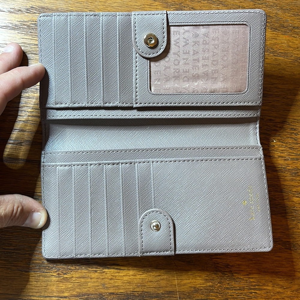 Kate Spade Light Brown Mauve Wallet - image 2